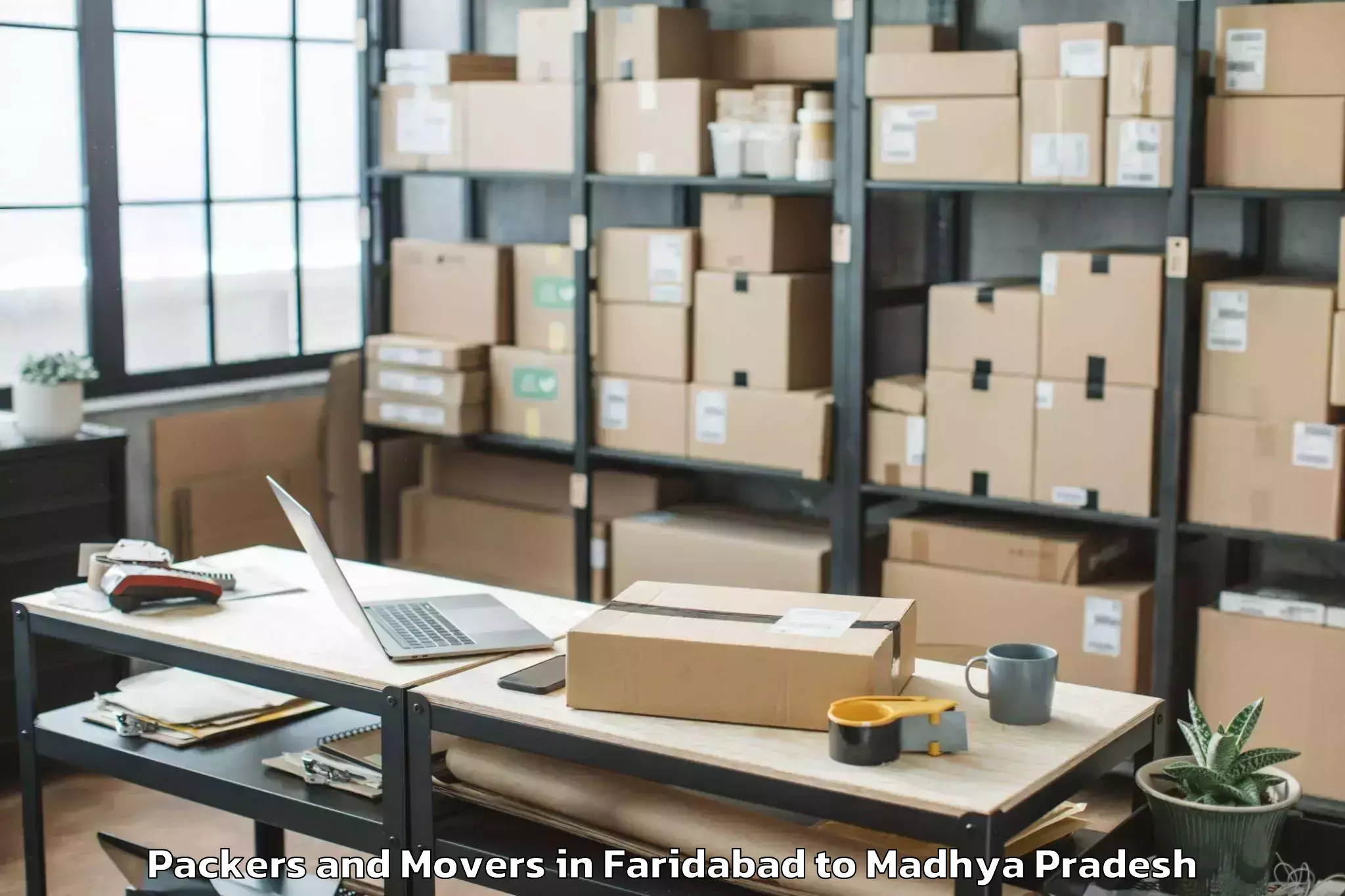 Efficient Faridabad to Semariya Packers And Movers